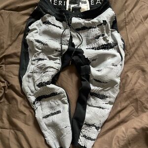 Distressed and Darned Joggers